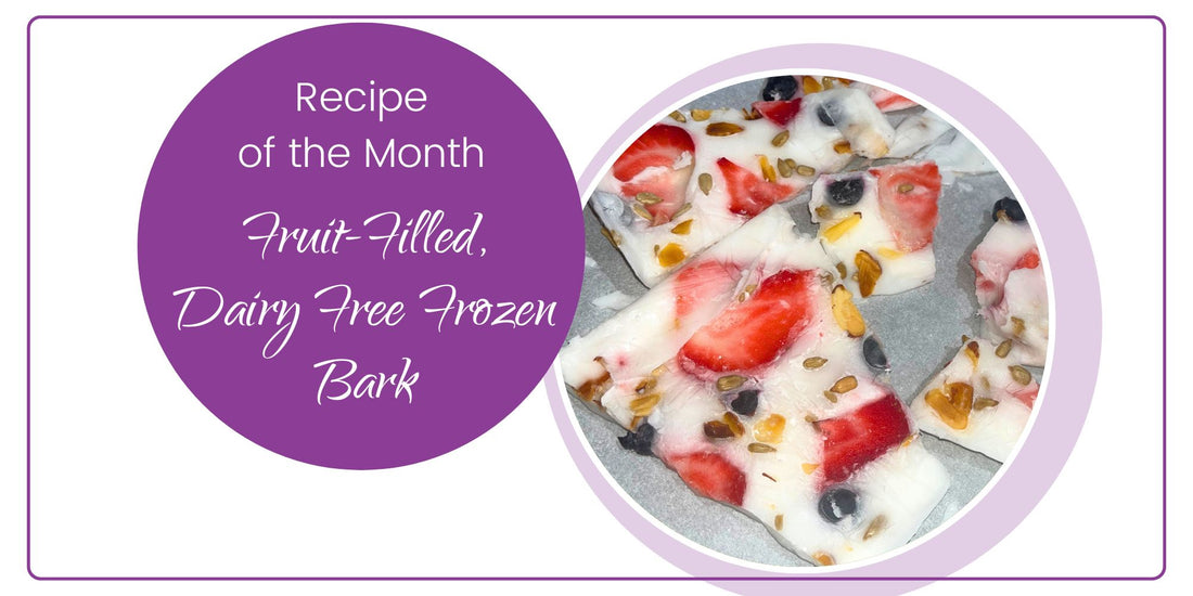 Fruit-Filled, Dairy Free Frozen Bark Recipe