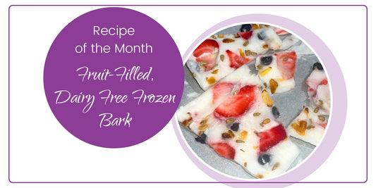 Fruit-Filled, Dairy Free Frozen Bark Recipe