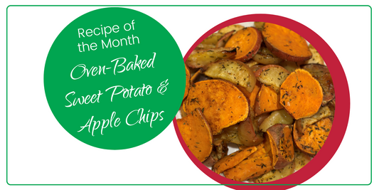 Oven-Baked Sweet-Potato & Apple Chips Recipe