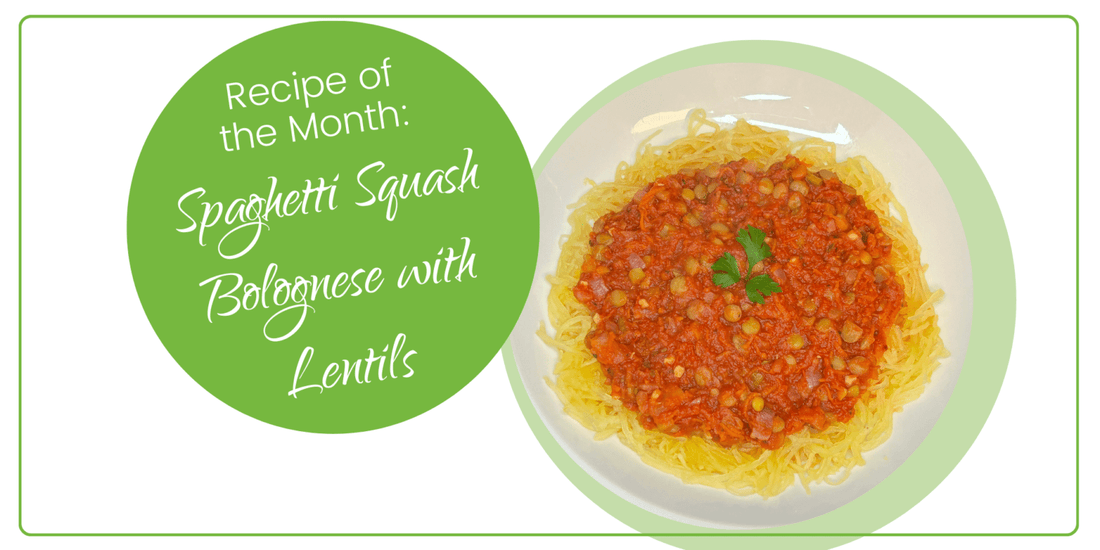 Spaghetti Squash Bolognese With Lentils