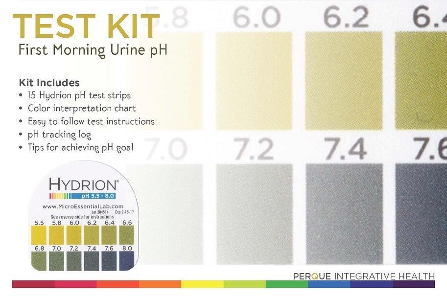 1st Morning Urine pH Kit